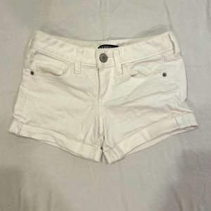 Cute white denim shorts